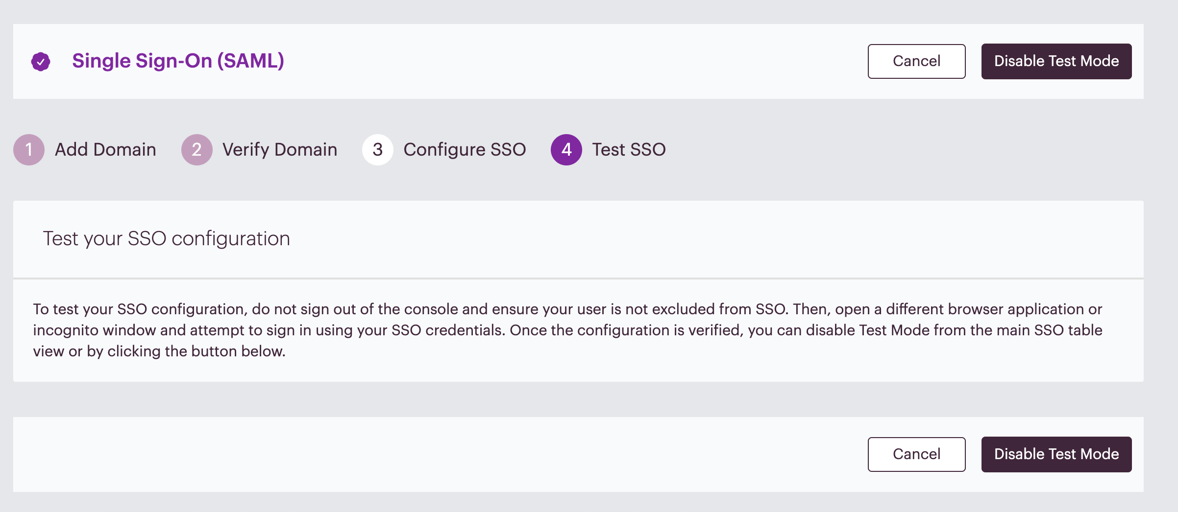 SSO-test