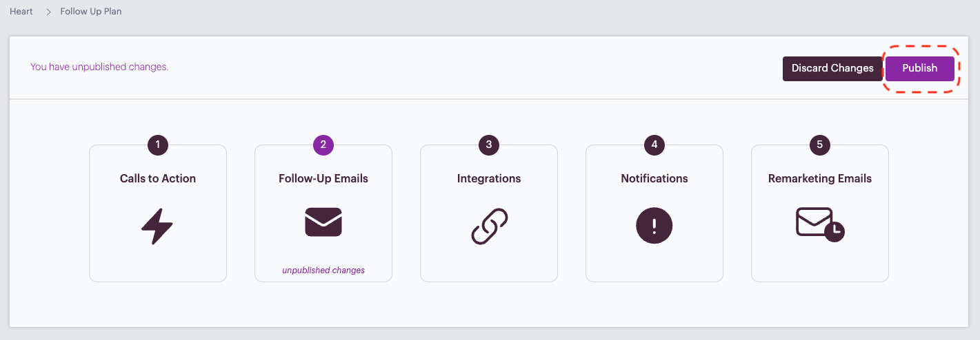 emails - publish
