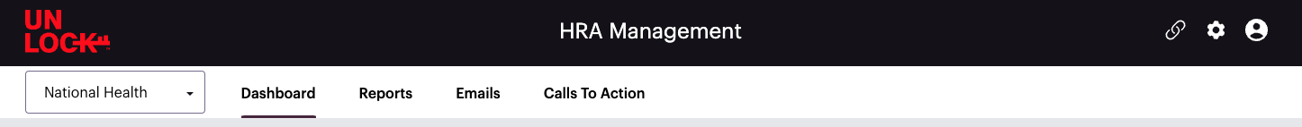 top nav - client